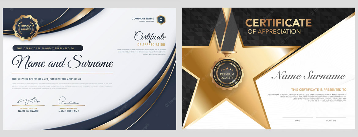 Certificate Design Chennai